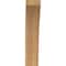 Ekena Millwork 5 1/2"W x 14"D x 26"H Thorton Smooth Knee Brace, Western Red Cedar BRC06X14X26THR00SWR - alternate 4